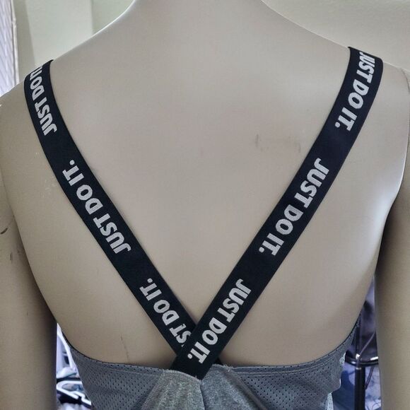 Nike Women's Dri-Fit Elastic Tank with "Just Do It" Strap Cross Back - Picture 8 of 13